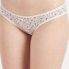 Cotton Printed Panty, Off White, small image number null