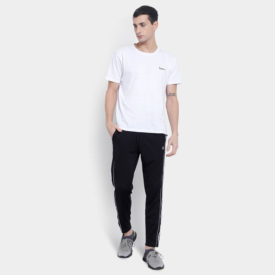 Cut & Sew Track Pants, काला, large image number null