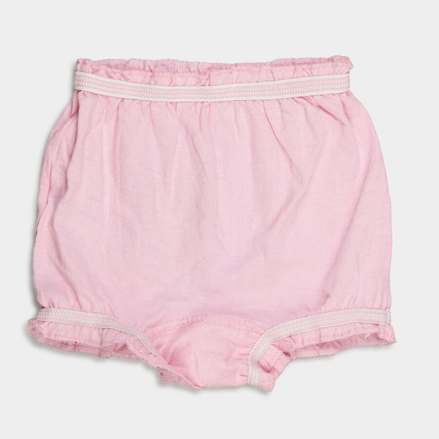 Girls Cotton Printed Bloomer, Light Pink, large image number null