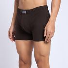 Men's 100% Cotton Trunks, भूरा, small image number null