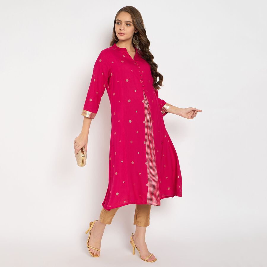 Ladies' Kurta, Fuchsia, large image number null