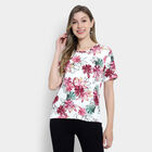 All Over Print Round Neck T-Shirt, White, small image number null