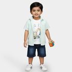 Infants' 100% Cotton Shirt, Aqua, small image number null