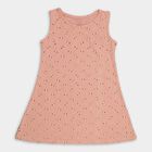 Girls' Frock , Peach, small