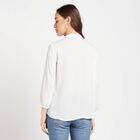 Embellished Full Sleeve Shirt, ऑफ व्हाइट, small image number null