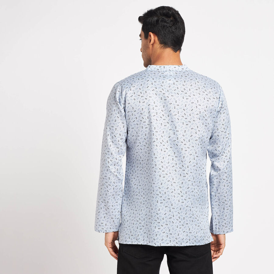 Printed Regular Kurta, Light Grey, large image number null
