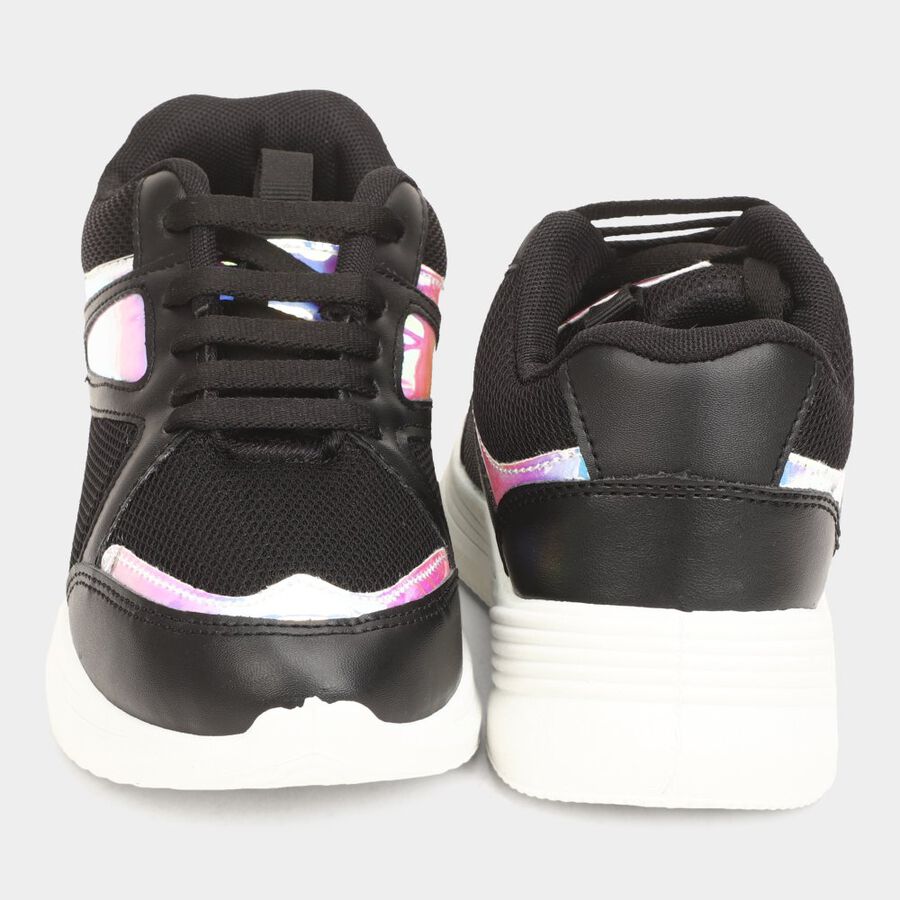 Womens Moulded Casual Shoes, काला, large image number null
