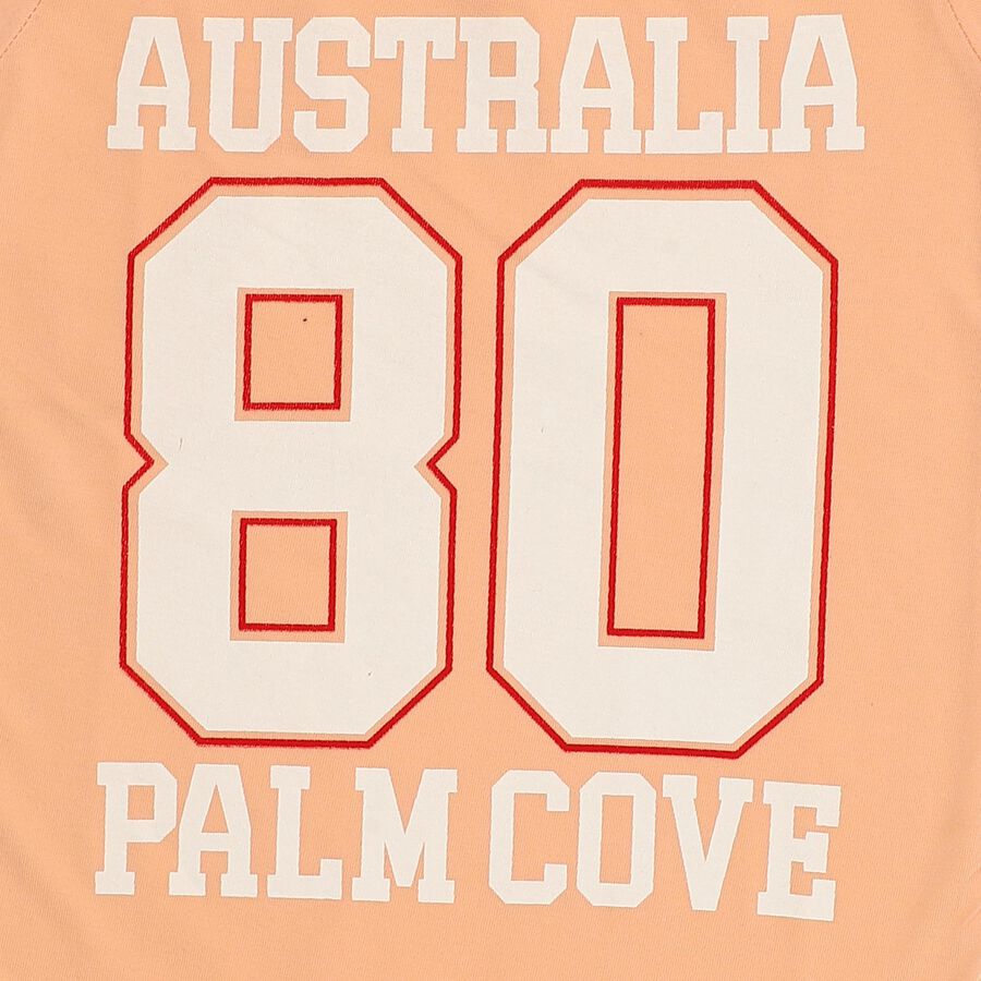 Boys' Half Sleeves T-Shirt, Orange, large image number null