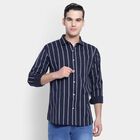 Stripes Casual Shirt, Navy Blue, small image number null