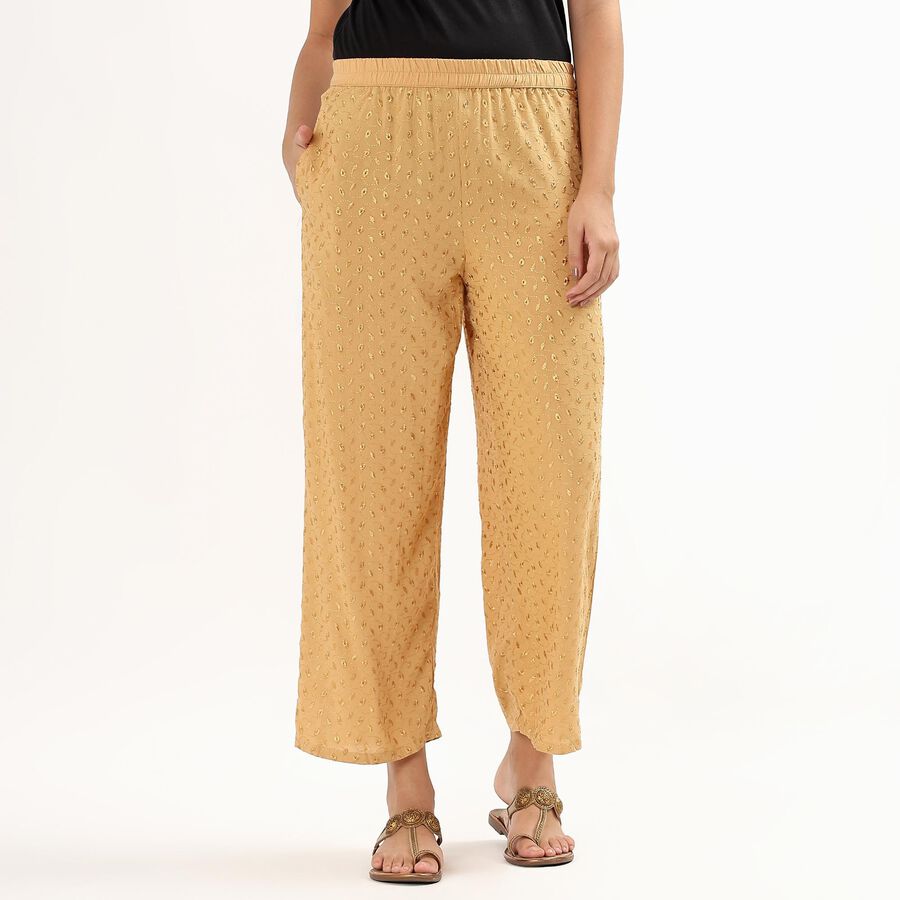 Ladies' Palazzos, गहरा पीला, large image number null
