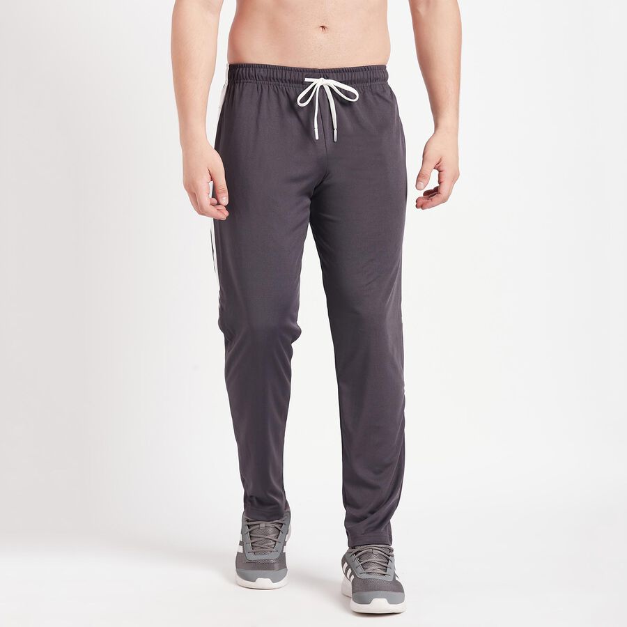 Solid Track Pants, Slate Grey, large image number null