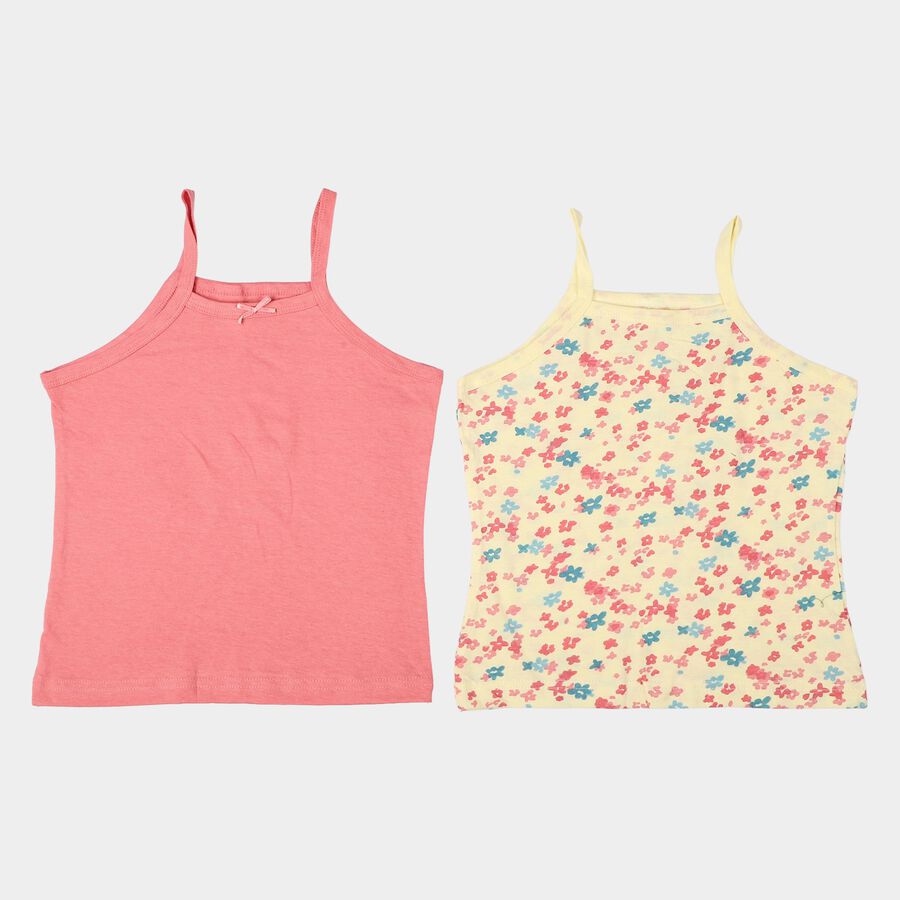 Girls' Vest, पीच, large