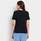 Ladies' Round Neck T-Shirt, Black, small image number null