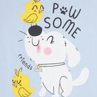 Girls' Top Skirt , Light Blue, small image number null