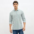 Men's Muted Olive Green Cotton Classic Casual Shirt, Olive, small image number null