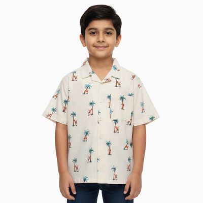 Boys' 100% Cotton Casual Shirt