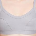 Ladies' 100% Cotton Bra , Light Grey, small image number null