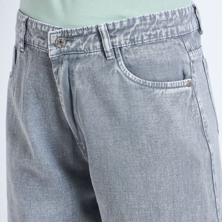 Ladies' 100% Cotton Jeans , Light Grey, large image number null