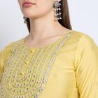 Ladies' Kurta , मस्टर्ड, small image number null