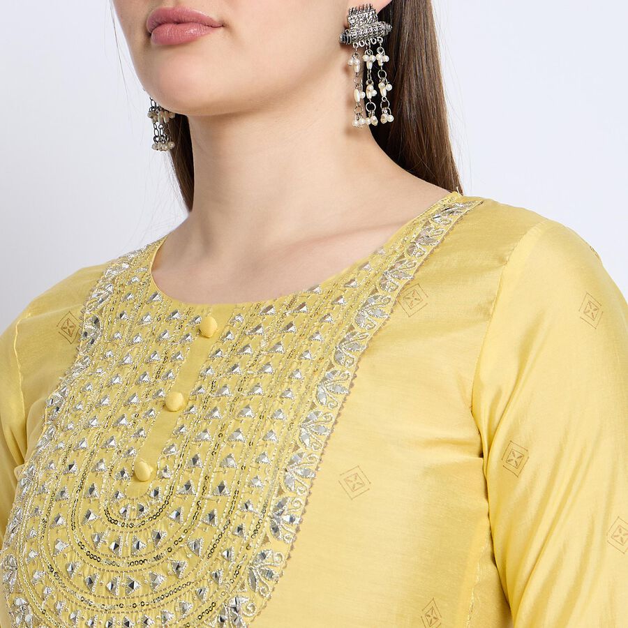 Ladies' Kurta , मस्टर्ड, large image number null