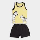 Infant Boys' 100% Cotton Baba Suit , Charcoal, small image number null