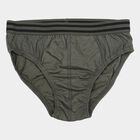 Boys Olive Green Regular Fit Briefs, ओलिव, small