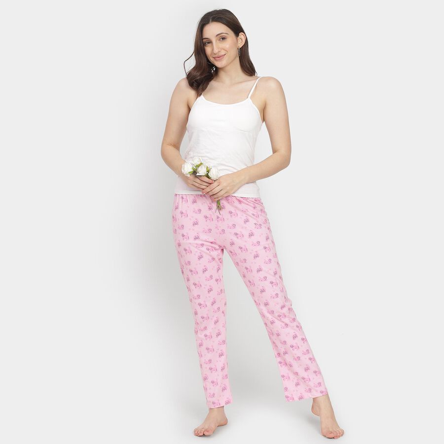 Ladies' 100% Cotton Pyjama, Light Pink, large image number null