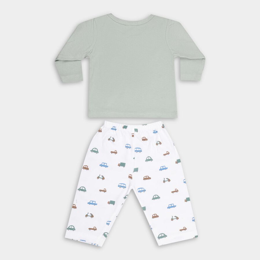 Infants' 100% Cotton Baba Suit , Light Green, large image number null