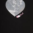 Girls' 100% Cotton T-Shirt , Black, small image number null