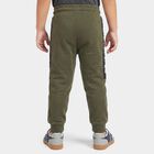 Boys' Olive Green Jogger Fit Graphic Printed Cotton Blend Pyjama, Olive, small