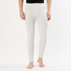 Men's Light Grey Cotton Blend Thermal Lower, Melange Light Grey, small image number null