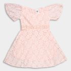 Girls' Dress , Peach, small image number null