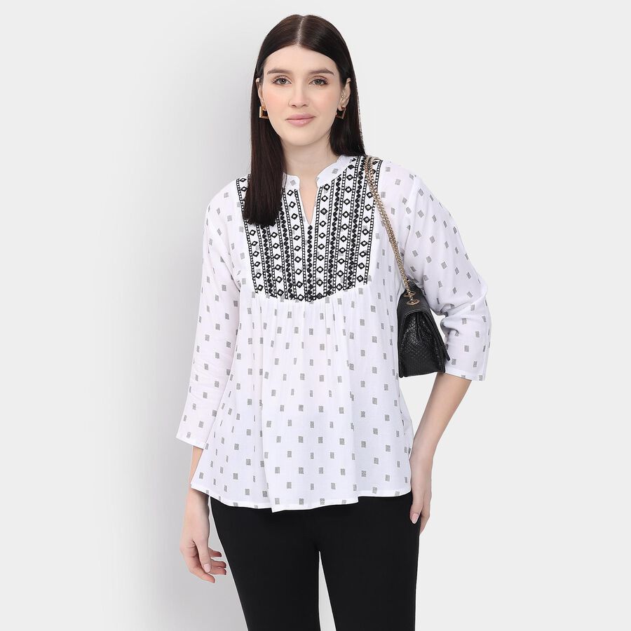 Ladies' Kurta , Off White, large image number null