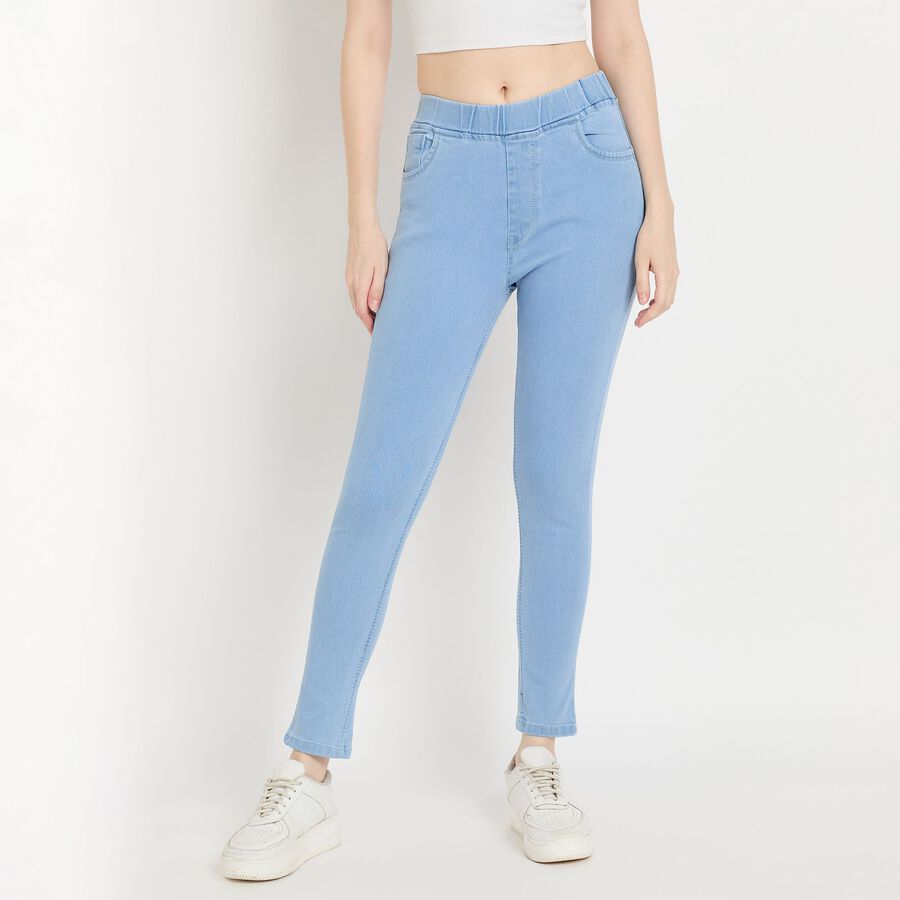 Ladies' Jeans, आइस ब्लू, large image number null