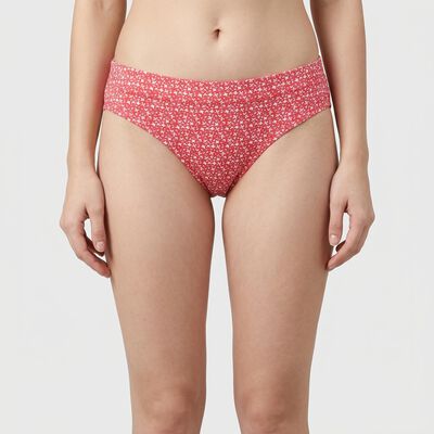 Women's Coral Mid-Rise Printed Panty