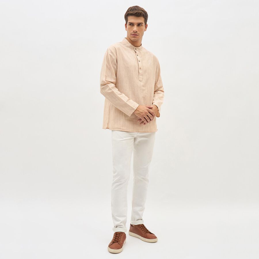 Men's Kurta , Peach, large image number null