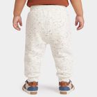 Infants' Melange Light Grey Jogger Fit Printed Pyjama, मिश्रित हल्का ग्रे, small