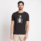 Round Neck T-Shirt, Black, small image number null