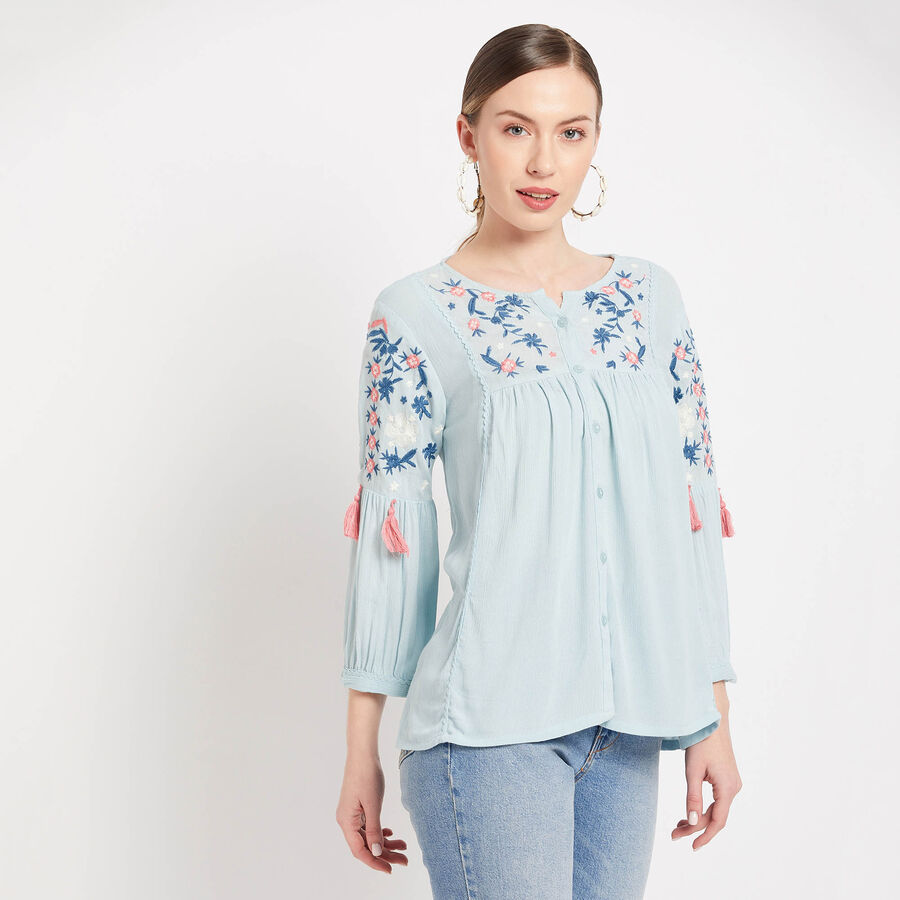 All Over Print Shirt, Aqua, large image number null