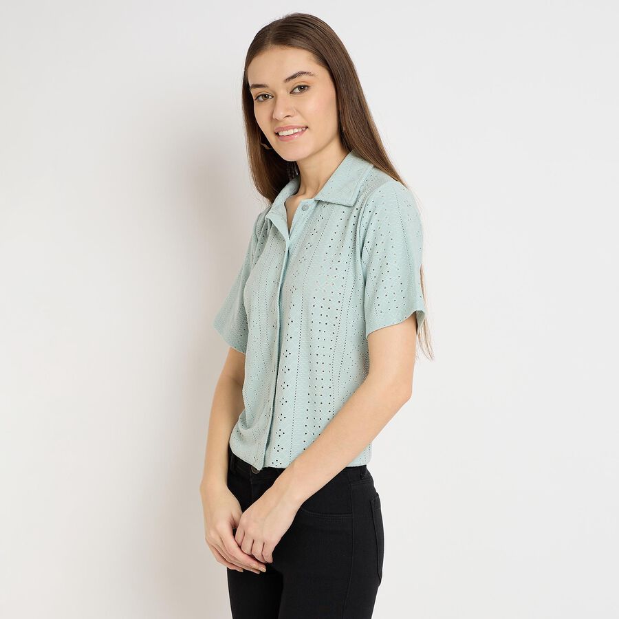 Ladies' Shirt, हल्का हरा, large image number null