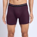 Men's 100% Cotton Trunks, वाइन, small image number null
