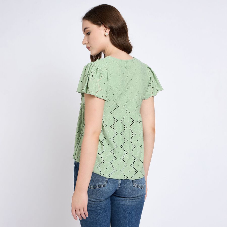 Ladies' Top, हल्का हरा, large image number null