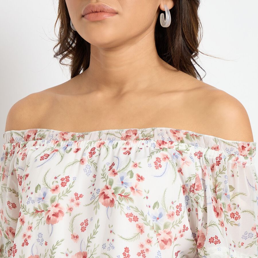 Ladies' Top, ऑफ व्हाइट, large image number null