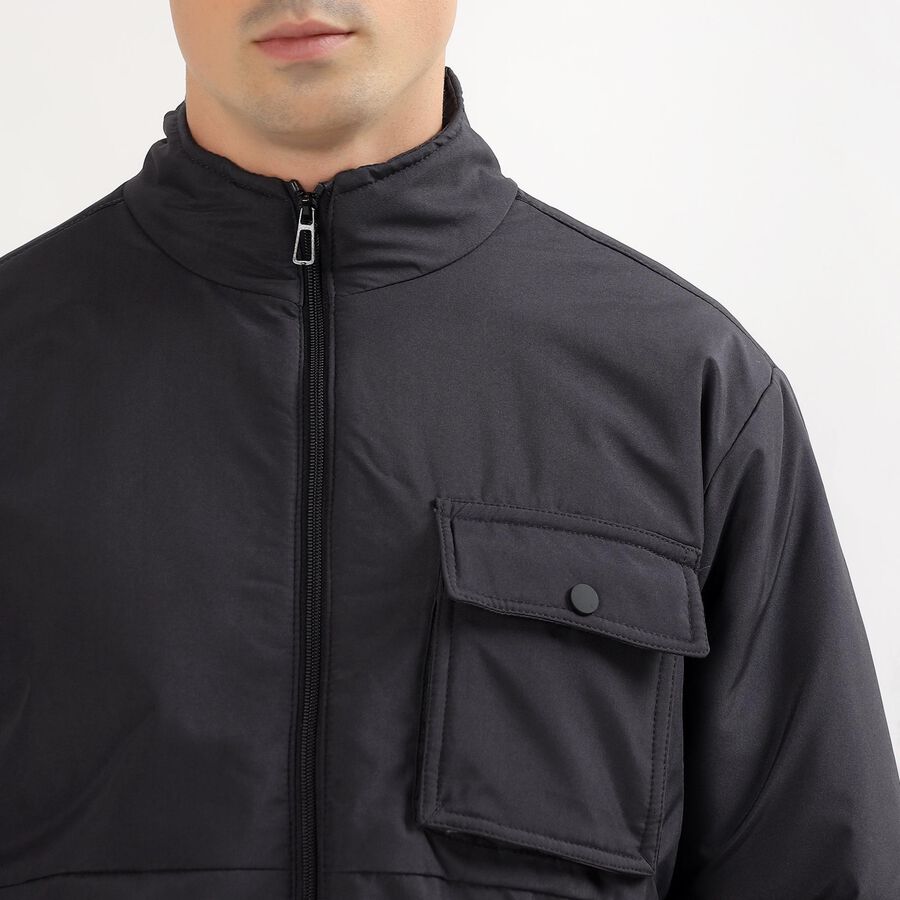 Men's Jacket, गहरा ग्रे, large image number null