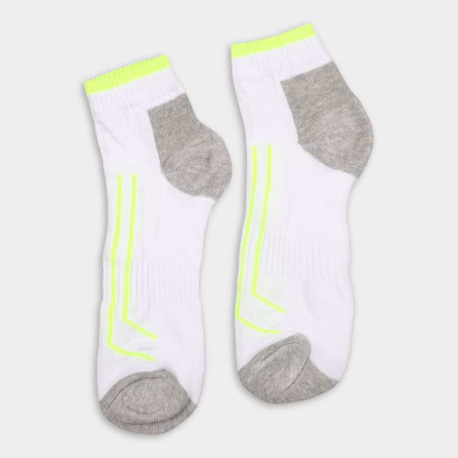 Men's Socks (Pack of 3), Navy Blue, large
