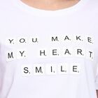 Ladies' Round Neck T-Shirt , सफ़ेद, small image number null