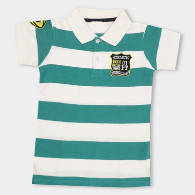 Boys' 100% Cotton Half Sleeves T-Shirt 