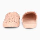 Women's Peach Slip-On Mules Clogs, पीच, small