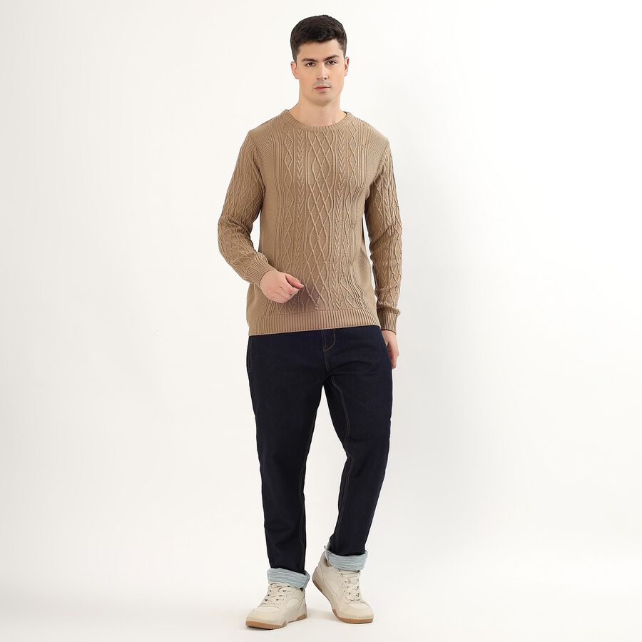 Men's Pullover, Beige, large image number null
