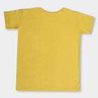 Boys' Half Sleeves T-Shirt, Mustard, small image number null